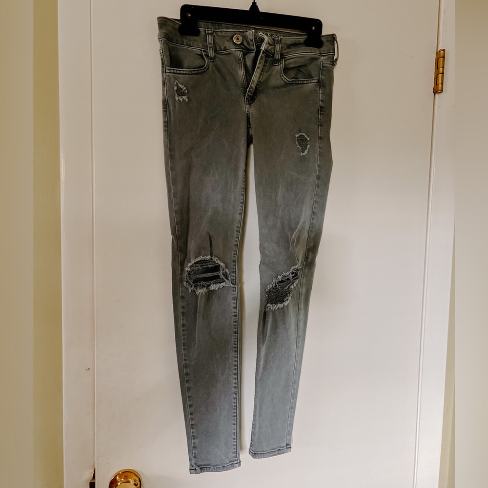 American Eagle Gray Jeans
